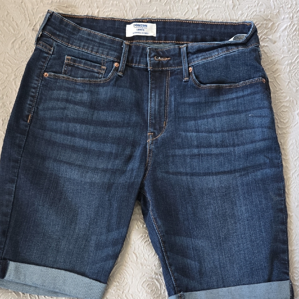 Denizen from Levi's Dark Blue Women's Jean Shorts
